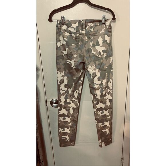 Aqua Camouflage Skinny Jeans Size 24 - Picture 9 of 10